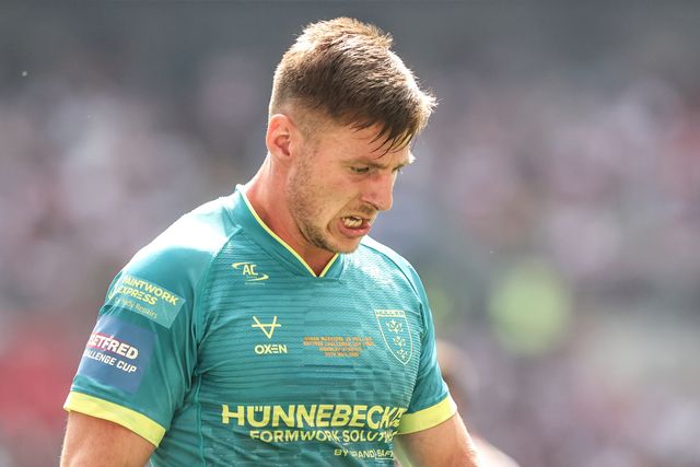Tom Davies of Hull KR during the Betfred Challenge Cup Final match Wigan Warriors vs Hull KR at Wembley Stadium, London, United Kingdom on 30 May 2026

(Photo by Alfie Cosgrove/News Images)