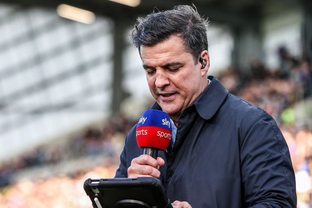 Brian Carney speaks on Sky Sports Rugby League ahead of the Betfred Super League round 13 match Leeds Rhinos vs St Helens at AMT Headingley Stadium, Leeds, United Kingdom on 04 June 2026

(Photo by Alfie Cosgrove/News Images)