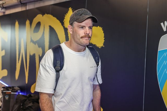 Lachlan Fitzgibbon of Warrington Wolves arrives during the Betfred Super League Round 22 match Warrington Wolves vs Catalans Dragons at Halliwell Jones Stadium, Warrington, United Kingdom, 14th August 2025

(Photo by Alfie Cosgrove/News Images)