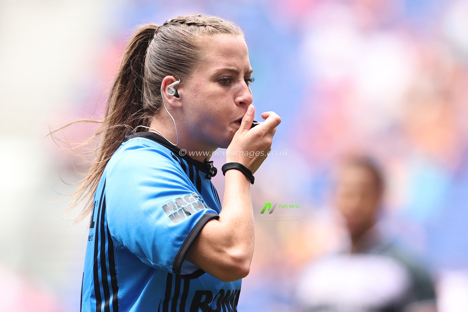 Referee Tara Jones during the Betfred Super League Magic Weekend match Huddersfield Giants vs York Knights at Hill Dickinson Stadium, Liverpool, United Kingdom on 04 July 2026

(Photo by Alfie Cosgrove/News Images)