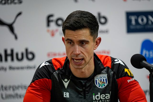 Eric Ramsay manager of West Bromwich Albion in the manager post match press conference during the Sky Bet Championship match Derby County vs West Bromwich Albion at Pride Park Stadium, Derby, United Kingdom on 23 January 2026

(Photo by Maynard Manyowa/News Images)