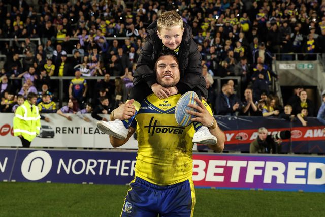 Joe Philbin of Warrington Wolves after his teams win in the Betfred Super League Round 5 match St Helens vs Warrington Wolves at Totally Wicked Stadium, St Helens, United Kingdom, 21st March 2025

(Photo by Gareth Evans/News Images)