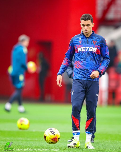 Brennan Johnson of Crystal Palace in the pregame warmup session  during the Premier League match Nottingham Forest vs Crystal Palace at City Ground, Nottingham, United Kingdom, 1st February 2026

(Photo by Alfie Cosgrove/News Images)