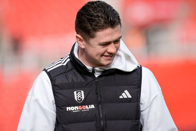 Jorge Cuenca of Fulham inspects the pitch prior to kick off during the Emirates FA Cup 4th Round  match Stoke City vs Fulham at Bet365 Stadium, Stoke On Trent, United Kingdom on 15 February 2026

(Photo by Maynard Manyowa/News Images)
