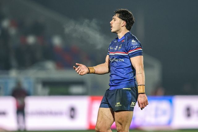 Seth Nikotemo of Wakefield Trinity in action during the Betfred Super League round 5 match Wakefield Trinity vs Leigh Leopards at DIY Kitchens Stadium, Wakefield, United Kingdom on 20 March 2026

(Photo by Alfie Cosgrove/News Images)