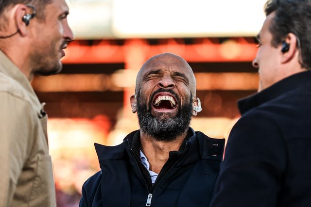 Jamie Jones-Buchanan of Sky Sports during the Betfred Super League round 10 match Hull KR vs Castleford Tigers at Sewell Group Craven Park, Hull, United Kingdom on 30 April 2026

(Photo by Alfie Cosgrove/News Images)