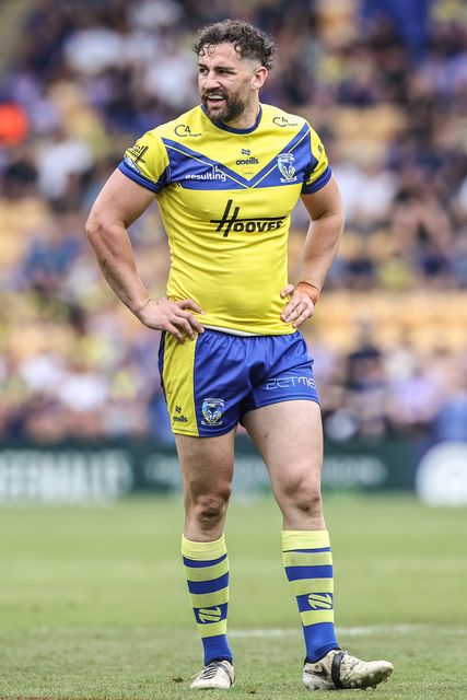 Toby King of Warrington Wolves during the Betfred Super League round 15 match Warrington Wolves vs Huddersfield Giants at Halliwell Jones Stadium, Warrington, United Kingdom, 21st June 2025

(Photo by Alfie Cosgrove/News Images)
