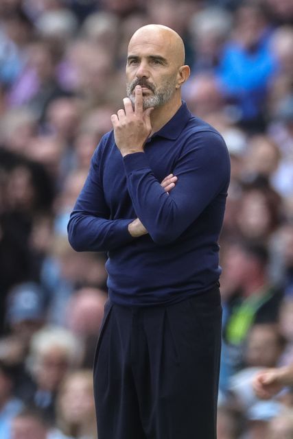 Enzo Maresca manager of Manchester City looks on during the Premier League match Manchester City vs Coventry City at Etihad Stadium, Manchester, United Kingdom on 05 September 2026

(Photo by Mark Cosgrove/News Images)