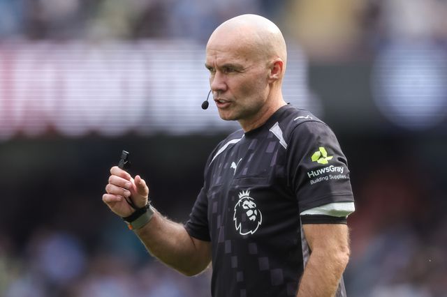 Referee Paul Tierney during the Premier League match Manchester City vs Coventry City at Etihad Stadium, Manchester, United Kingdom on 05 September 2026

(Photo by Mark Cosgrove/News Images)