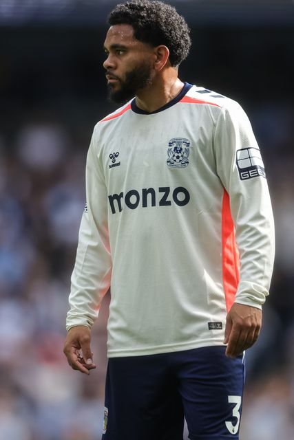 Jay Dasilva of Coventry City during the Premier League match Manchester City vs Coventry City at Etihad Stadium, Manchester, United Kingdom on 05 September 2026

(Photo by Mark Cosgrove/News Images)