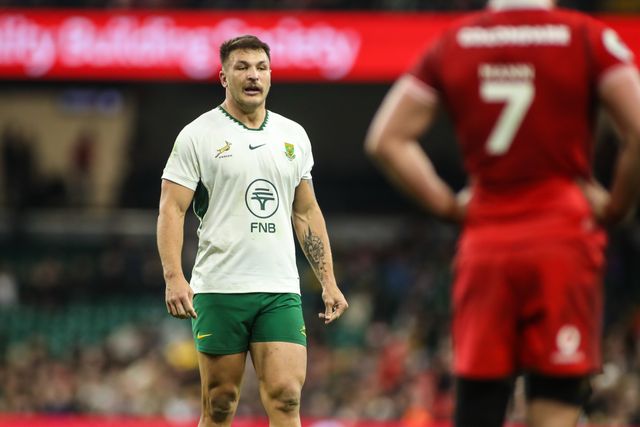 Andre Esterhuizen of South Africa during the Quilter Nations Series 2025 match Wales vs South Africa at Principality Stadium, Cardiff, United Kingdom, 29th November 2025

(Photo by Andrew Lewis/News Images)

*** GER AUT SUI OUT ***