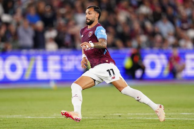 Valentin Castellanos of West Ham United during the Sky Bet Championship match West Ham United vs Wolverhampton Wanderers at London Stadium, London, United Kingdom on 01 September 2026

(Photo by Harvey Murphy/News Images)