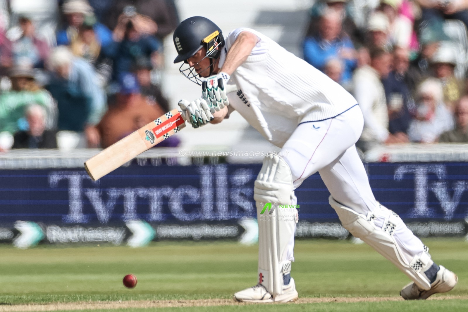 Zak Crawley of England in action during the Rothesay Test Match Day 1 England vs Zimbabwe at Trent Bridge, Nottingham, United Kingdom, 22nd May 2025

(Photo by Mark Cosgrove/News Images)