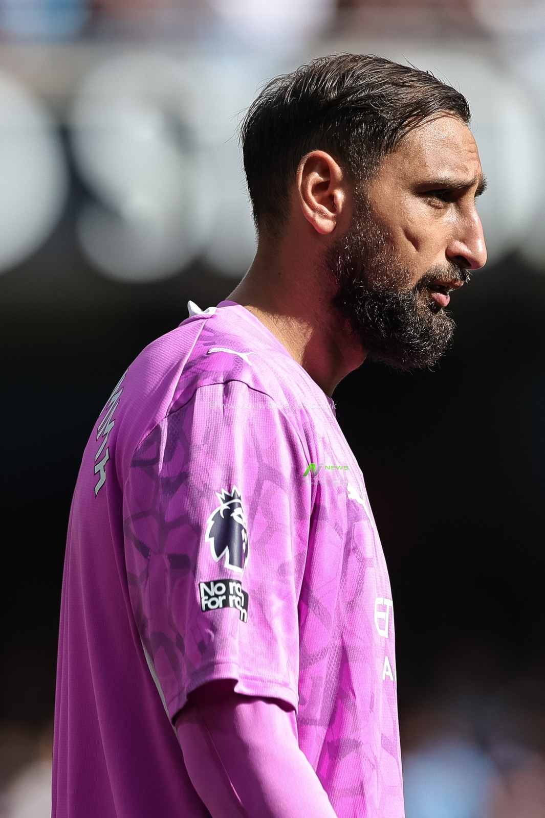 Manchester City goalkeeper Gianluigi Donnarumma during the Premier League match Manchester City vs Coventry City at Etihad Stadium, Manchester, United Kingdom on 05 September 2026

(Photo by Mark Cosgrove/News Images)