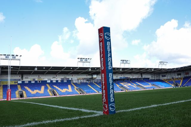 A general view of The Halliwell Jones Stadium during the Betfred Challenge Cup round 4 match Goole Vikings vs Warrington Wolves at The Halliwell Jones Stadium, Warrington, United Kingdom on 14 March 2026

(Photo by Mark Cosgrove/News Images)