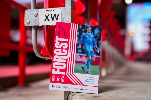 A general view of Nottingham Forest goalkeeper Matz Sels in the match day program prior to kick off during the Premier League match Nottingham Forest vs Newcastle Untied at City Ground, Nottingham, United Kingdom on 10 May 2026

(Photo by Maynard Manyowa/News Images)