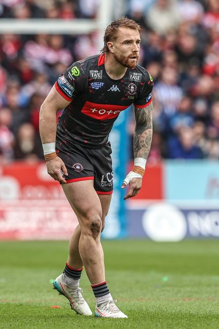 Adam Keighran of Wigan Warriors during the Betfred Super League round 7 match St Helens vs Wigan Warriors at The BrewDog Stadium, St Helens, United Kingdom on 03 April 2026

(Photo by Alfie Cosgrove/News Images)