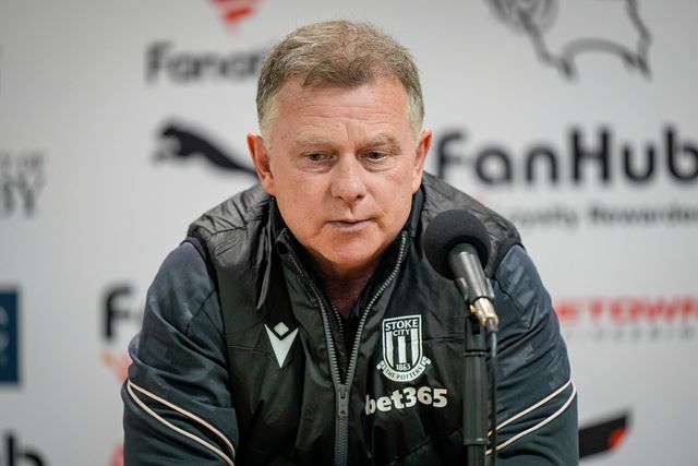 Mark Robins manager of Stoke City in the manager post match press conference during the Sky Bet Championship match Derby County vs Stoke City at Pride Park Stadium, Derby, United Kingdom on 06 April 2026

(Photo by Maynard Manyowa/News Images)