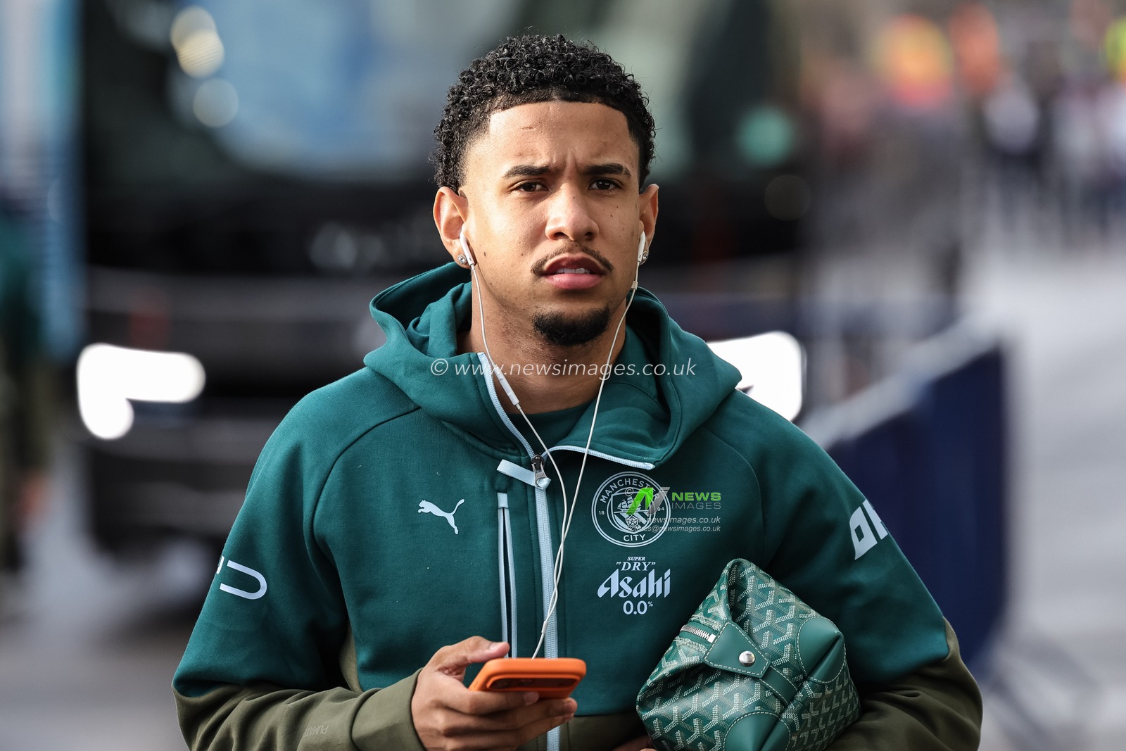 Savinho of Manchester City arrives during the Premier League match Leeds United vs Manchester City at Elland Road, Leeds, United Kingdom on 28 February 2026

(Photo by Mark Cosgrove/News Images)