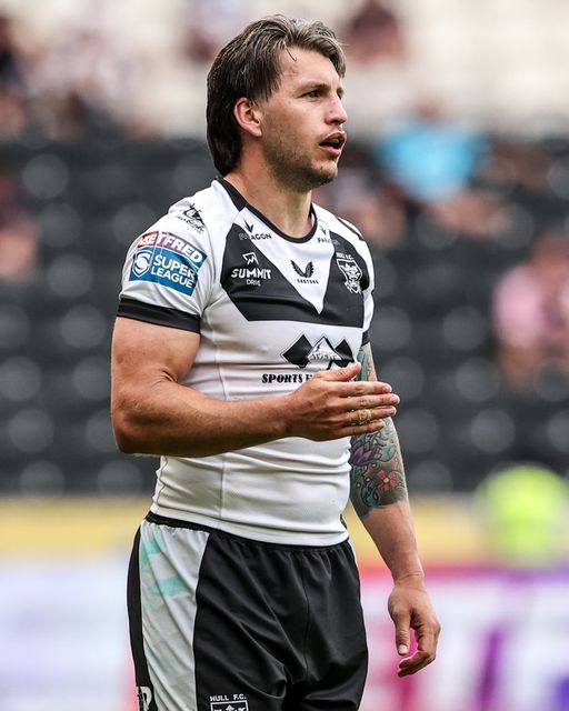 Tom Briscoe of Hull FC during the Betfred Super League round 16 match Hull FC vs Wigan Warriors at MKM Stadium, Hull, United Kingdom on 27 June 2026

(Photo by Alfie Cosgrove/News Images)