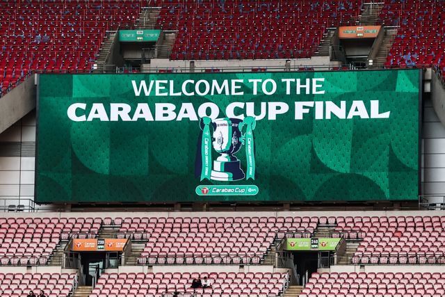 A general view of Wembley Stadium ahead of the Carabao Cup Final match Arsenal vs Manchester City at Emirates, London, United Kingdom on 22 March 2026

(Photo by Alfie Cosgrove/News Images)