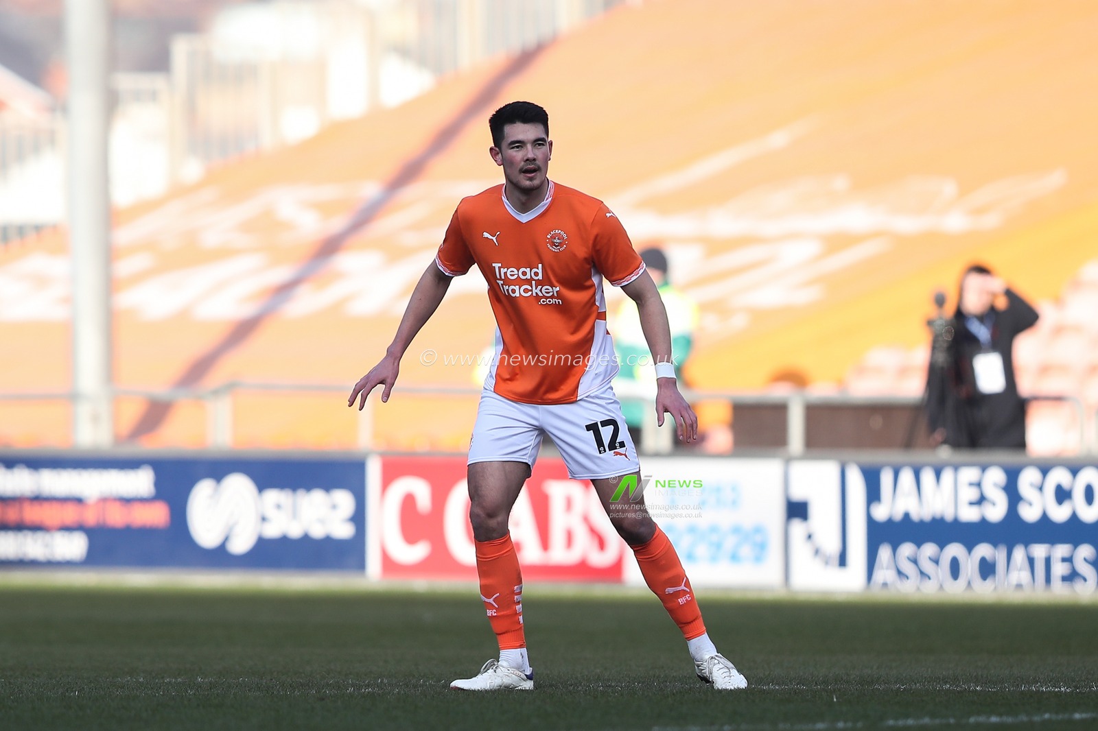 Elkan Baggott of Blackpool during the Sky Bet League 1 match Blackpool vs Charlton Athletic at Bloomfield Road, Blackpool, United Kingdom, 1st February 2025

(Photo by Gareth Evans/News Images)