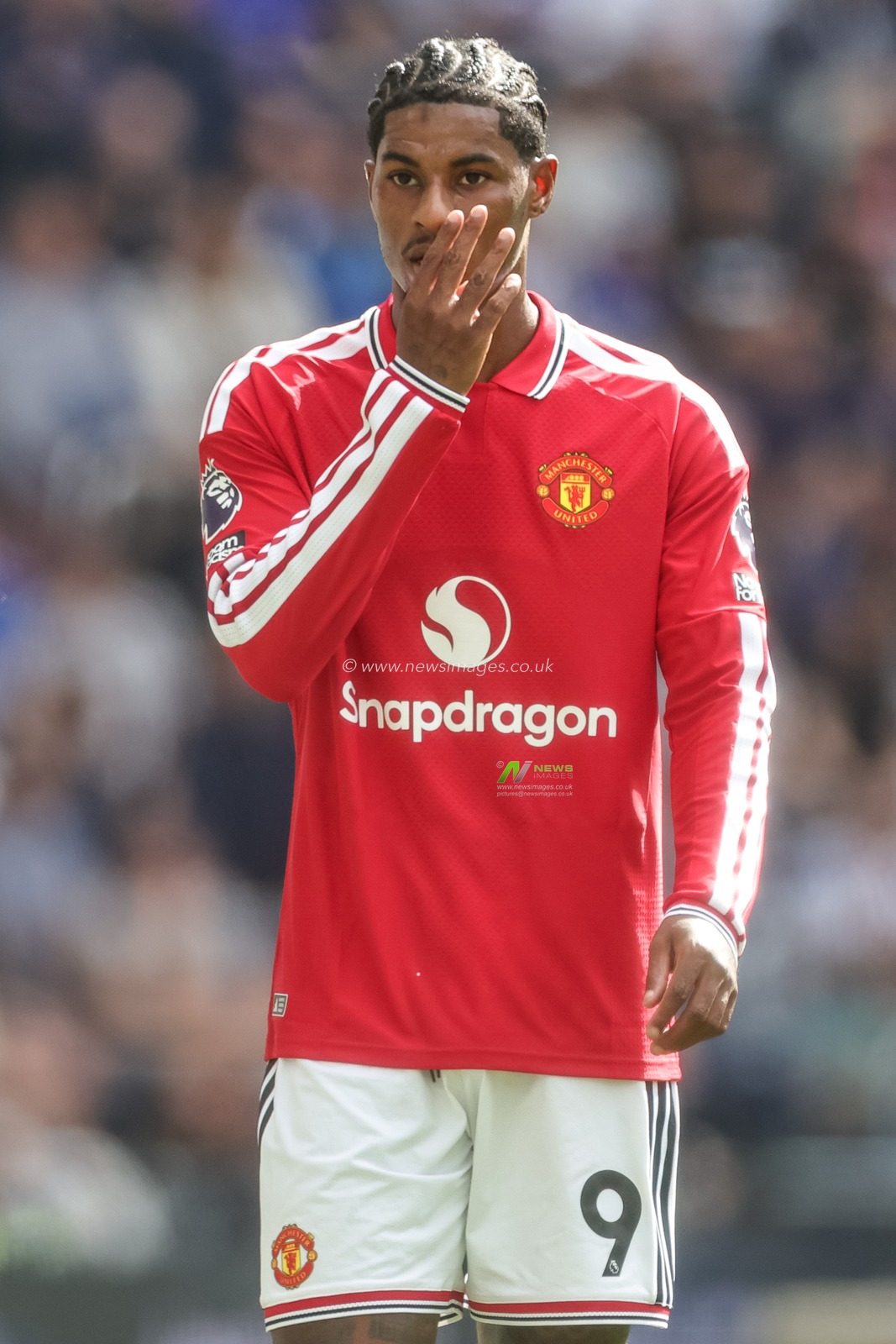 Marcus Rashford of Manchester United during the Premier League match Everton vs Manchester United at Hill Dickinson Stadium, Liverpool, United Kingdom on 06 September 2026

(Photo by Mark Cosgrove/News Images)