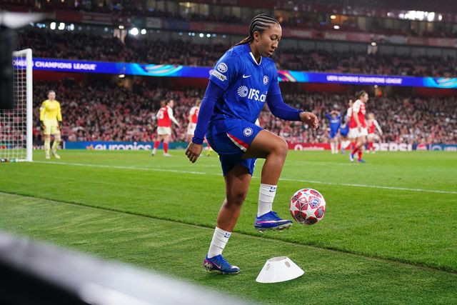 Lauren James of Chelsea during the UEFA Women's Champions League Quarter-finals match Arsenal vs Chelsea at Arsenal Stadium, London, United Kingdom on 24 March 2026

(Photo by Harvey Murphy/News Images)