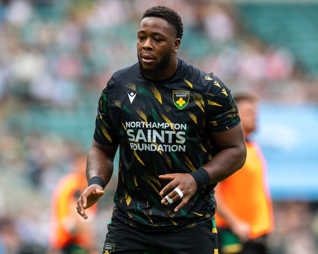 Emmanuel Iyogun of Northampton Saints during the Gallagher PREM Final match Northampton Saints vs Exeter Chiefs at Allianz Stadium, Twickenham, United Kingdom on 20 June 2026.

(Photo by Alex Williamson/News Images)
