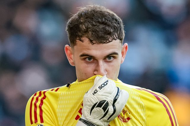 A Manchester bee hitches a ride on Cameron Byrne-Hughes of Manchester United U18's during the FA Youth Cup Final match Manchester City U18 vs Manchester United U18 at Joie Stadium, Manchester, United Kingdom on 14 May 2026

(Photo by Mark Cosgrove/News Images)