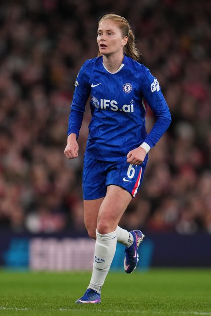 Sjoeke Nusken of Chelsea during the UEFA Women's Champions League Quarter-finals match Arsenal vs Chelsea at Arsenal Stadium, London, United Kingdom on 24 March 2026

(Photo by Harvey Murphy/News Images)