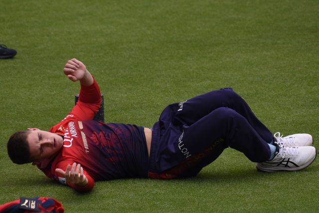 Jacob Bethell of  Royal Challengers Bengaluru's (RCB) during a practice session on the eve of their  Indian Premier League (IPL) 2025 T20 cricket match between Kolkata Knight Riders and Royal Challengers Bengaluru, at the Eden Gardens, in Kolkata,India, Friday, March 21, 2025.Pictures by Debajyoti Chakraborty.(Photo: Debajyoti Chakraborty/News Images)