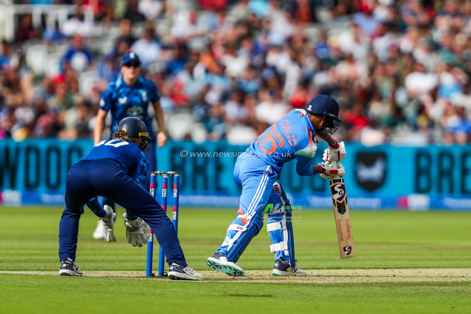 Kranti Gaud of India bats during the 2nd Metro Bank One Day International England Women v India Women at Lords, London, United Kingdom, 19th July 2025

(Photo by Izzy Poles/News Images)