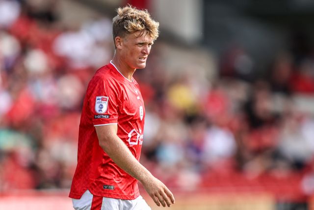 Cameron McGeehan of Barnsley during the Sky Bet League One match Barnsley vs Bromley at Oakwell, Barnsley, United Kingdom on 15 August 2026

(Photo by Alfie Cosgrove/News Images)