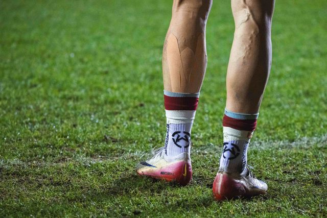 Ollie Hassell-Collins of Leicester Tigers during the Gallagher Premiership match Leicester Tigers vs Gloucester Rugby at Mattioli Woods Welford Road Stadium, Leicester, United Kingdom, 19th December 2025

(Photo by Craig Evans/News Images)

*** GER AUT SUI OUT ***