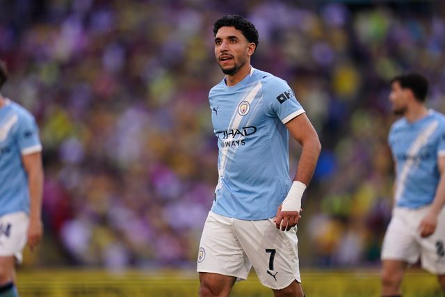 Omar Marmoush of Manchester City during the Emirates FA Cup Semi-Final match Manchester City vs Southampton at Wembley Stadium, London, United Kingdom on 25 April 2026

(Photo by Harvey Murphy/News Images)