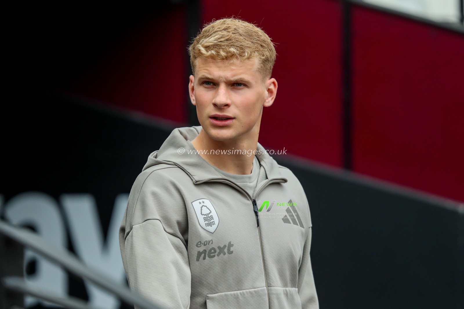 Zach Abbott of Nottingham Forest arrives at London Stadium prior to the Premier League match West Ham United vs Nottingham Forest at London Stadium, London, United Kingdom, 18th May 2025

(Photo by Izzy Poles/News Images)