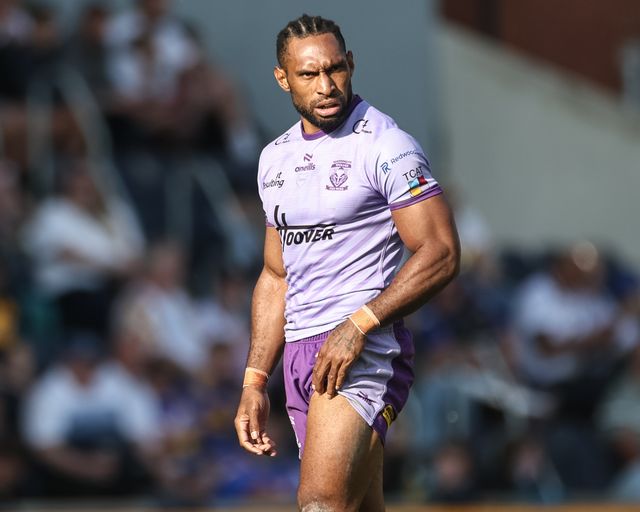 Rodrick Tai of Warrington Wolves during the Betfred Super League Round 14 Leeds Rhinos v Warrington Wolves at Headingley Stadium, Leeds, United Kingdom, 14th June 2025

(Photo by Mark Cosgrove/News Images)