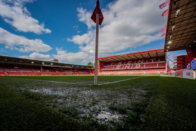 A general view of the pitch and stands showing the Trent End during the Premier League match Nottingham Forest vs Newcastle Untied at City Ground, Nottingham, United Kingdom on 10 May 2026

(Photo by Maynard Manyowa/News Images)