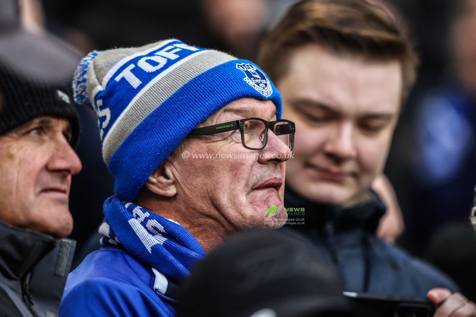 Everton fans during the Emirates FA Cup Third Round match Everton vs Sunderland at Hill Dickinson Stadium, Liverpool, United Kingdom, 10th January 2026

(Photo by Alfie Cosgrove/News Images)