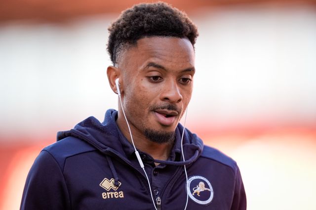 Thierno Ballo of Millwall inspects the pitch prior to kick off during the Sky Bet Championship match Stoke City vs Millwall at Bet365 Stadium, Stoke On Trent, United Kingdom on 21 April 2026

(Photo by Maynard Manyowa/News Images)