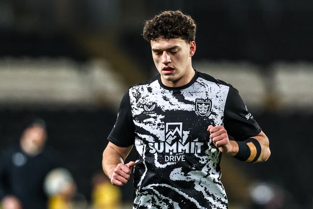 Lewis Martin of Hull FC in the pre-game warm up during the Betfred Super League match Hull FC vs York Knights at MKM Stadium, Hull, United Kingdom on 27 February 2026

(Photo by Alfie Cosgrove/News Images)