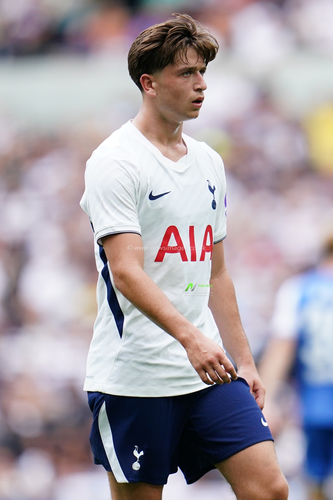 Mikey Moore of Tottenham Hotspur during the pre-season friendly match Tottenham Hotspur vs Hoffenheim at Tottenham Hotspur Stadium, London, United Kingdom on 15 August 2026

(Photo by Harvey Murphy/News Images)