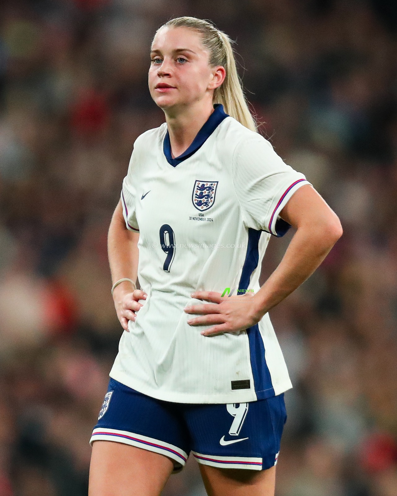 Alessia Russo of England reacts during the Women's International Friendly match England vs United States at Wembley Stadium, London, United Kingdom, 30th November 2024

(Photo by Izzy Poles/News Images)