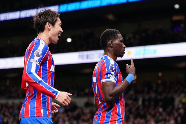 Ismaila Sarr of Crystal Palace celebrates goal during the Premier League match Tottenham Hotspur vs Crystal Palace at Tottenham Hotspur Stadium, London, United Kingdom on 05 March 2026

(Photo by Harvey Murphy/News Images)