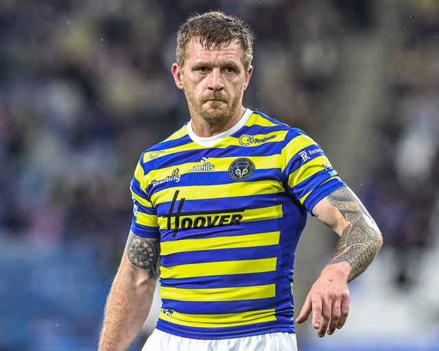 Marc Sneyd of Warrington Wolves during the Betfred Super League round 10 match Huddersfield Giants vs Warrington Wolves at Accu Stadium, Huddersfield, United Kingdom on 02 May 2026

(Photo by Alfie Cosgrove/News Images)