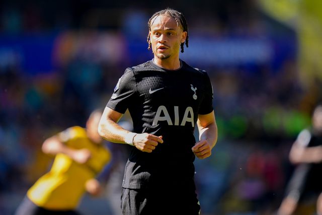 Xavi Simons of Tottenham Hotspur during the Premier League match Wolverhampton Wanderers vs Tottenham Hotspur at Molineux, Wolverhampton, United Kingdom on 25 April 2026

(Photo by Maynard Manyowa/News Images)