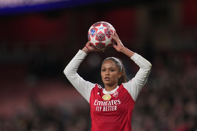 Taylor Hinds of Arsenal during the UEFA Women's Champions League Quarter-finals match Arsenal vs Chelsea at Arsenal Stadium, London, United Kingdom on 24 March 2026

(Photo by Harvey Murphy/News Images)