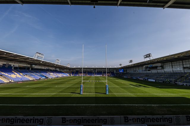 A general view of Halliwell Jones Stadium ahead of the Betfred Super League round 5 match Warrington Wolves vs Castleford Tigers at The Halliwell Jones Stadium, Warrington, United Kingdom on 21 March 2026

(Photo by Alfie Cosgrove/News Images)