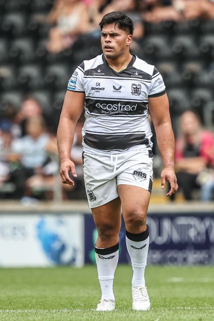 Herman Eseâ€™ese of Hull FC during the Betfred Super League round 20 match Hull FC vs Huddersfield Giants at MKM Stadium, Hull, United Kingdom, 26th July 2025

(Photo by Alfie Cosgrove/News Images)